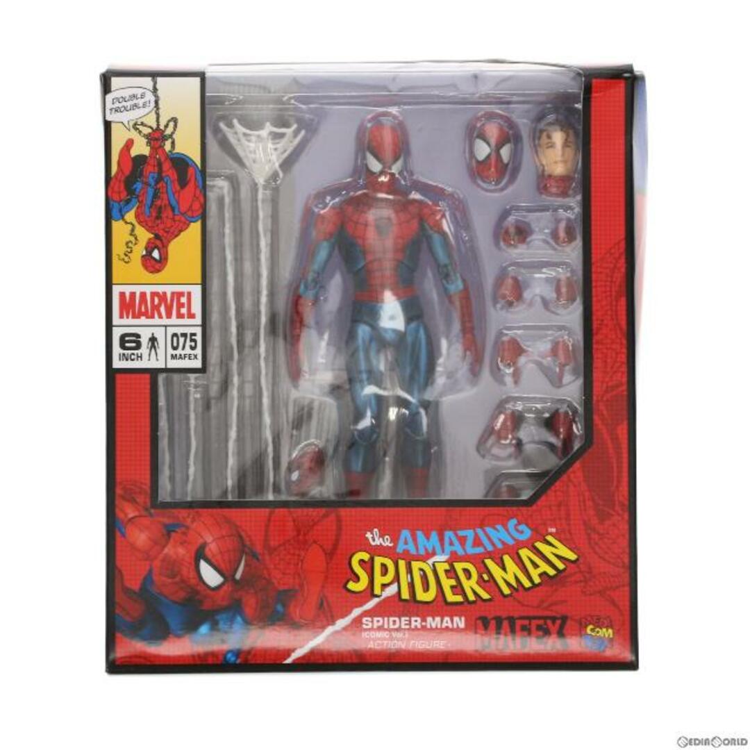 マフェックス No.075 MAFEX SPIDER-MAN(COMIC Ver.)(スパイダーマン) MAVEL COMICS(マーベルコミックス) 完成品 可動フィギュア メディコム・トイ