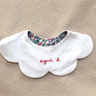 アニエスベー(agnes b.)のアニエスベー　リバーシブルスタイ　新品(ベビースタイ/よだれかけ)