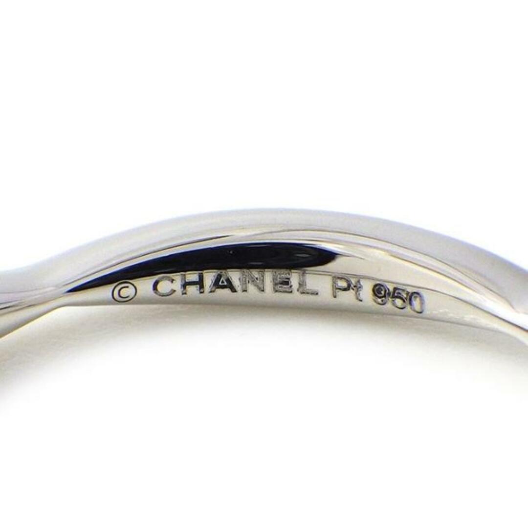 シャネル CHANEL リング カメリア コレクション フル エタニティ J10668 ダイヤモンド 計0.23ct PT950 14号 / #55