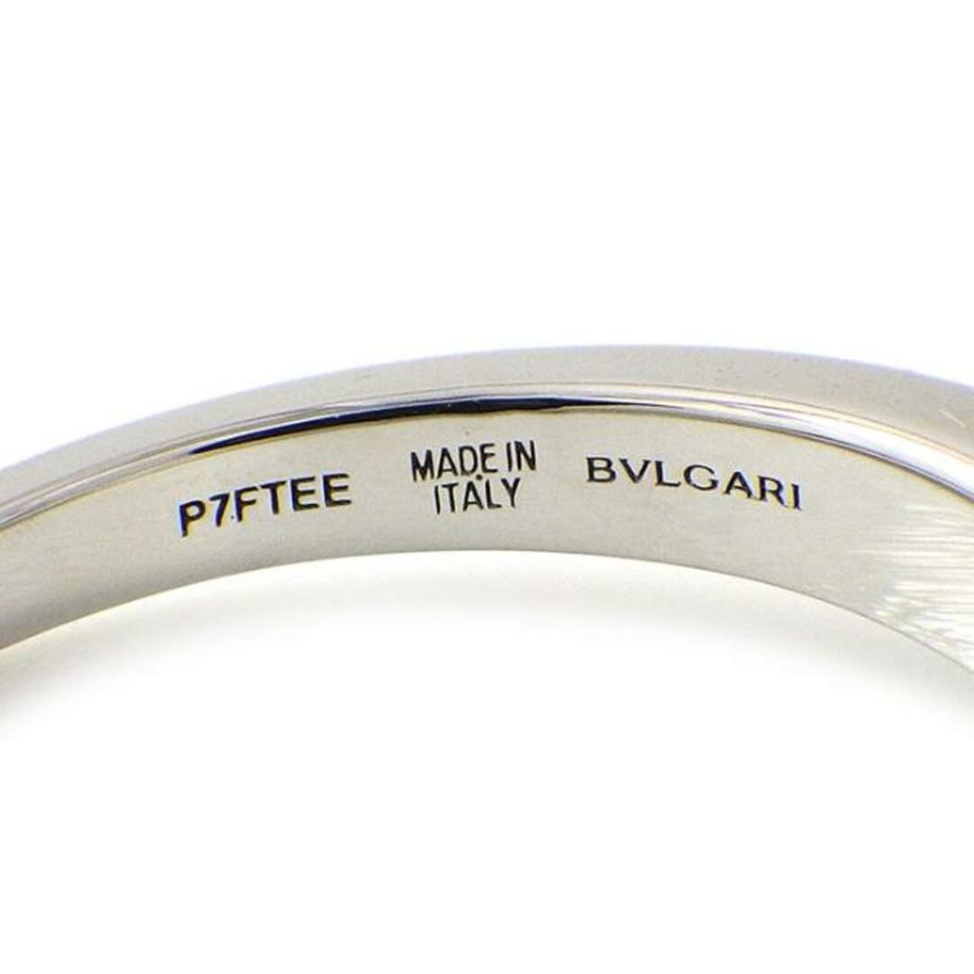 BVLGARI(ブルガリ)のブルガリ BVLGARI リング コロナ ウェーブ カーブ ハーフ エタニティ ダイヤモンド PT950 8号 【中古】 レディースのアクセサリー(リング(指輪))の商品写真