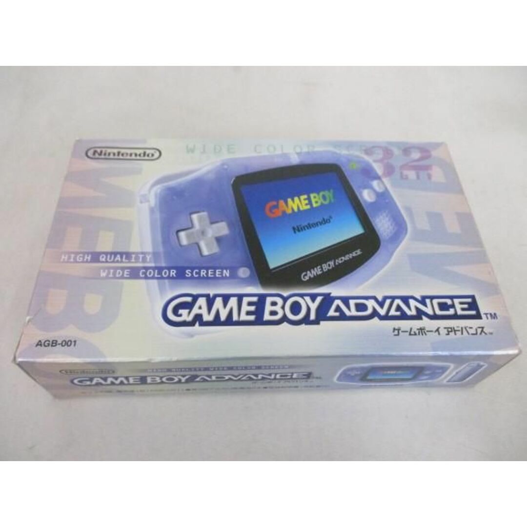 訳有動作品 ゲーム GBA ゲームボーイアドバンス 本体 AGB-001 ブラック 箱付き