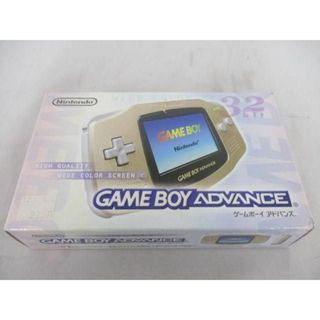  訳有動作品 任天堂 ゲームボーイアドバンス GBA 本体 AGB-001 ゴールド 動作品 箱付き(携帯用ゲーム機本体)