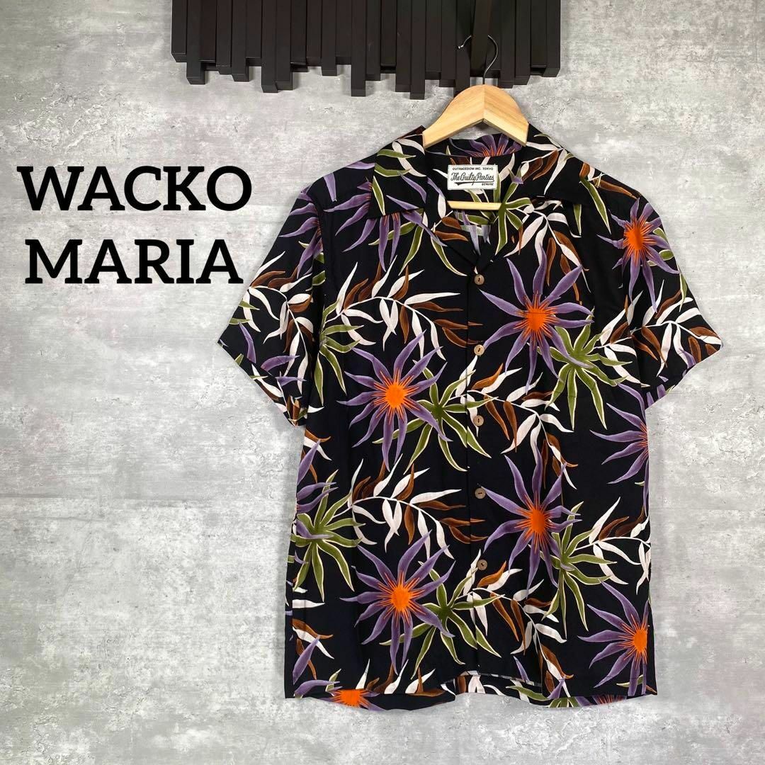 『WACKO MARIA』ワコマリア (M) アロハシャツ / オープンカラー素材レーヨン