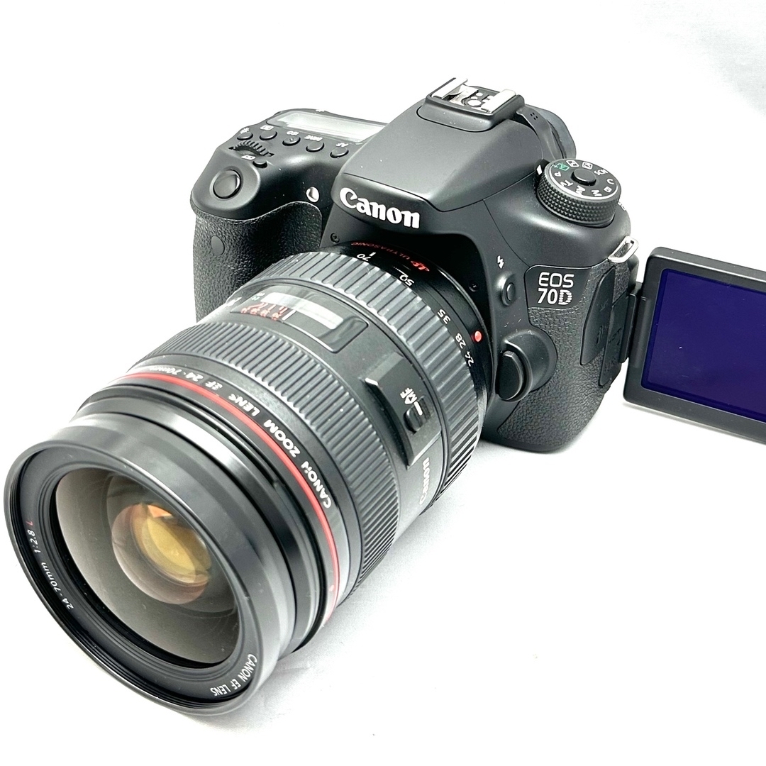カメラ即利用可能Lレンズセット♪70D + 24-70mm F2.8 L USM