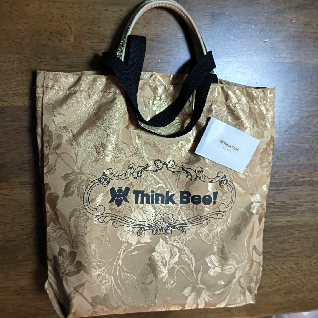 Think Bee!(シンクビー)のThink Bee テノール トートバッグ　ベージュ レディースのバッグ(トートバッグ)の商品写真