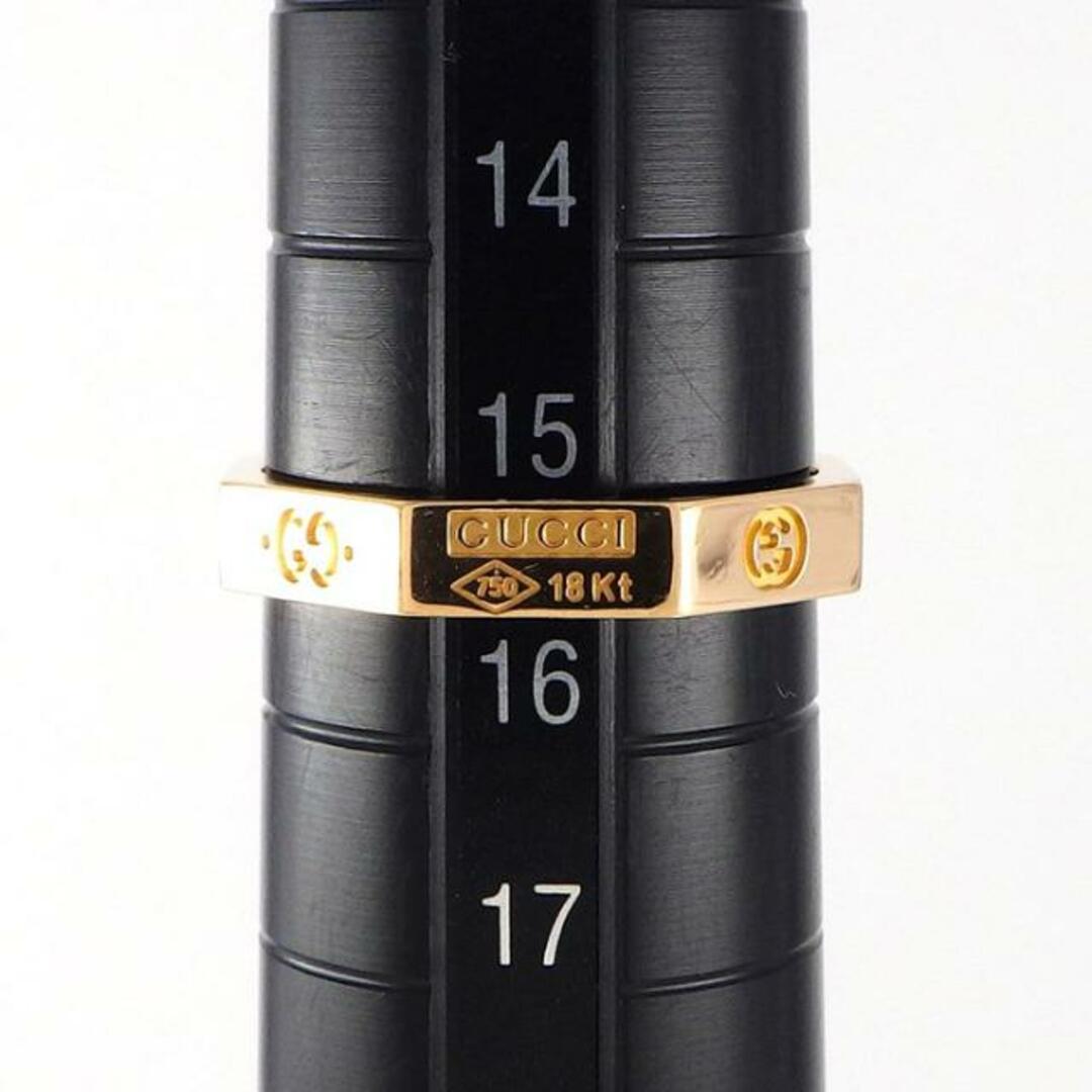 グッチ リング オクタゴナル GG ロゴ アイコン 号 / # 中古