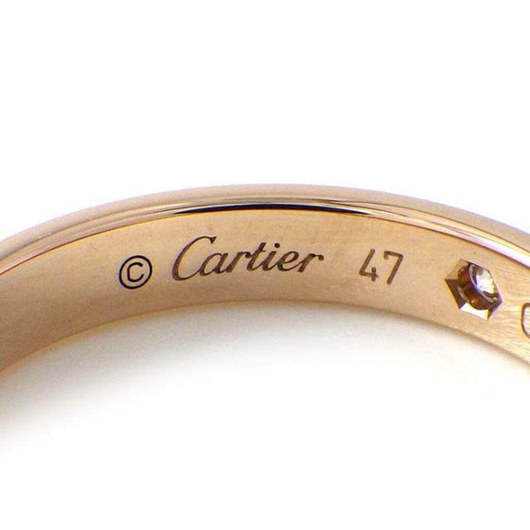 Cartier(カルティエ)のカルティエ Cartier リング Cドゥ ウェディング B4232300 ロゴ 1ポイント ダイヤモンド 0.02ct K18PG 7号 / #47 【中古】 レディースのアクセサリー(リング(指輪))の商品写真