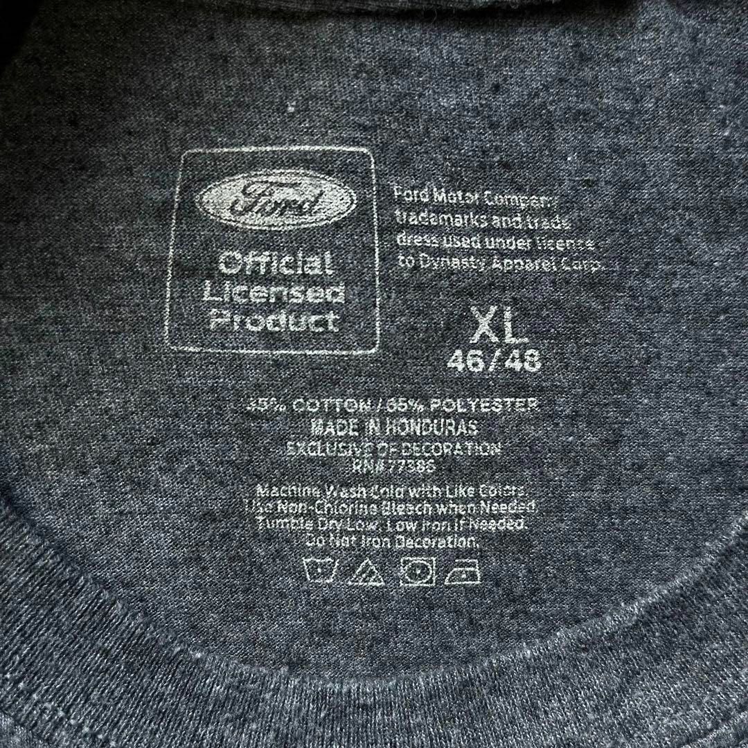 フォード　ビッグロゴ　Tシャツ　XLサイズ　杢グレー　古着　Ford ゆるだぼ メンズのトップス(Tシャツ/カットソー(半袖/袖なし))の商品写真