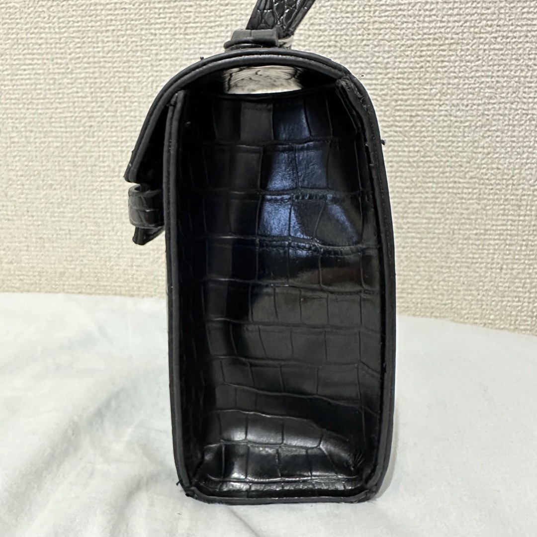 【限定大特価SALE】高級 上質 クロコ型押し 2WAY レザー ハンドバッグ レディースのバッグ(ハンドバッグ)の商品写真