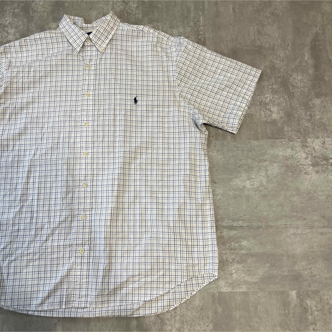 POLO RALPH LAUREN(ポロラルフローレン)のPOLO Ralph Lauren チェックシャツ 1XB BIG ロゴ入り メンズのトップス(シャツ)の商品写真