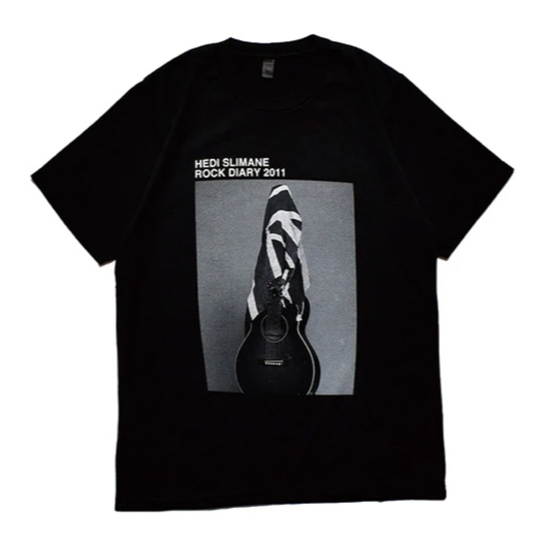 MINEDENIM マインデニム Tシャツ サイズ:M 23SS Hedi Slimane Stie-lo 100個限定 グラフィック クルーネック 半袖 Tシャツ ROCK DIARY 2011 Stars and Stries 12 STLHEDI02-99 エディスリマン ブラック 黒 トップス カットソー ブランド コラボ【メンズ】