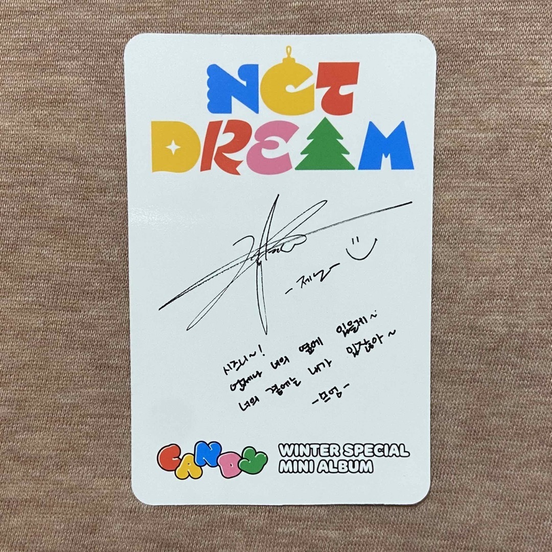クリスマス特集2022 nctdream スペシャル トレカ ジェノ candy