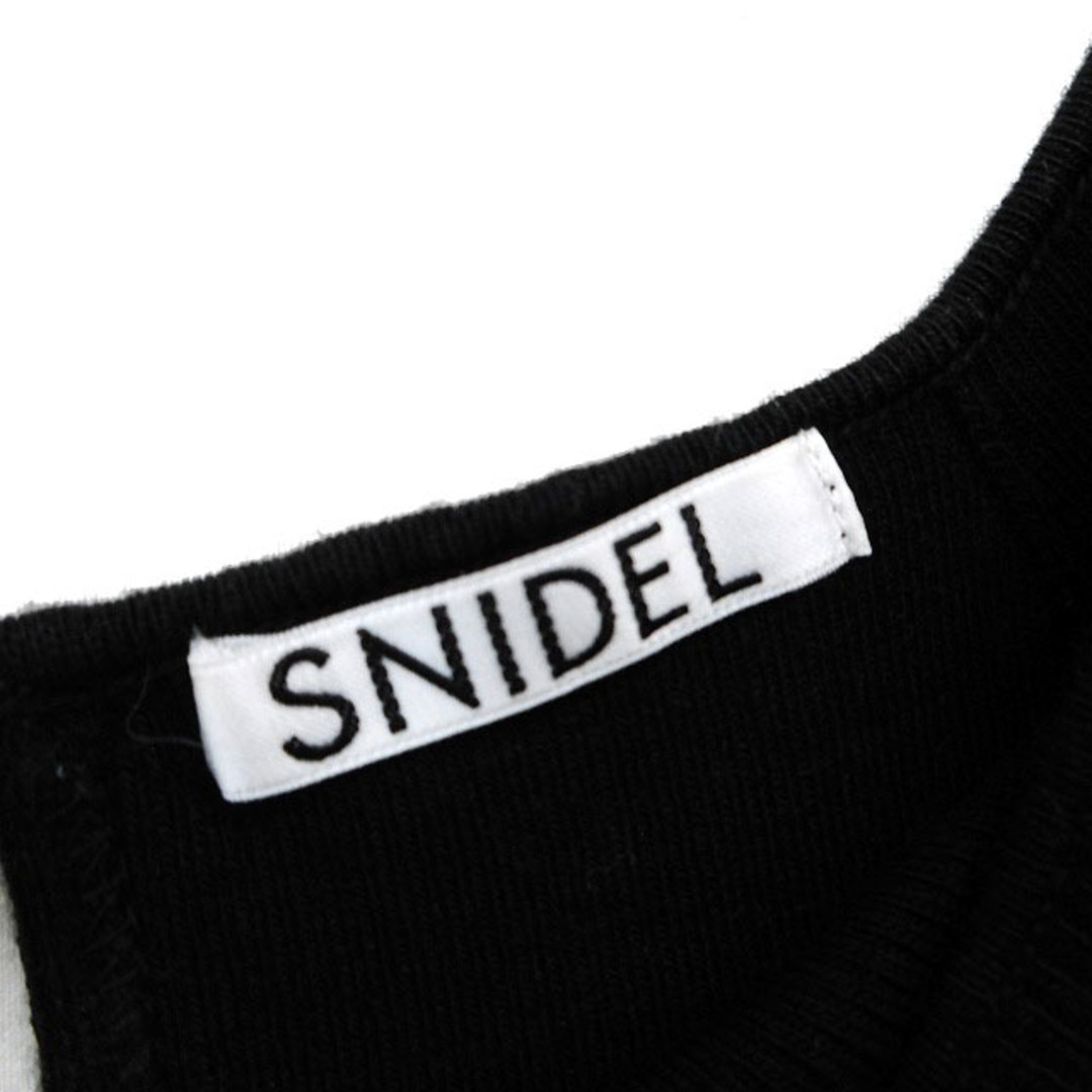 SNIDEL(スナイデル)のスナイデル ニット カットソー バックリボン リブ ラミー混 ラグランスリーブ レディースのトップス(ニット/セーター)の商品写真
