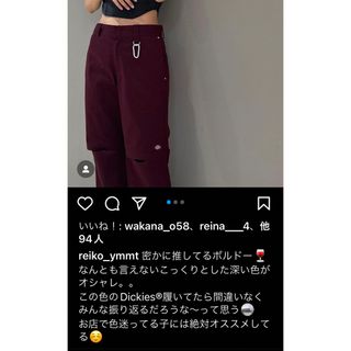 MOUSSY×DICKIES（R）KNEE SLIT パンツ♡限定グレー