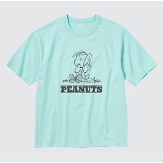 ユニクロ(UNIQLO)の【新品・未使用】ユニクロ レトロ ピーナッツ UT ブルー L(Tシャツ/カットソー(半袖/袖なし))