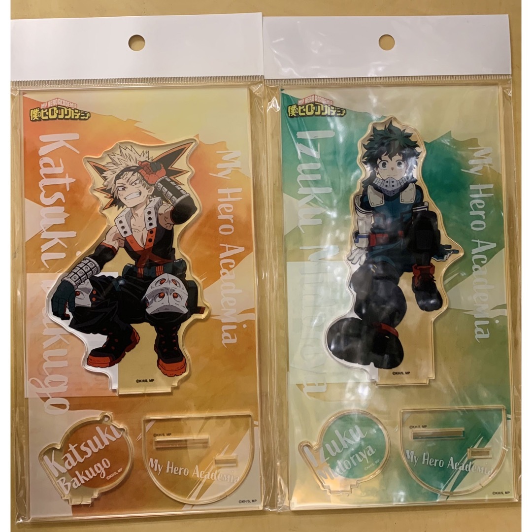 ヒロアカ【ヒーロープラザ限定】爆豪&緑谷【2点セット】アクスタ　ヒーローの休息