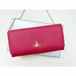 ヴィヴィアンウエストウッド(Vivienne Westwood)の未使用保管　美品　ヴィヴィアンウエストウッド　オーブ　チェーンウォレット　長財布(財布)