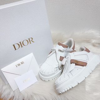 Christian Dior - DIOR-ID ロゴ レザー スニーカー クリスチャン