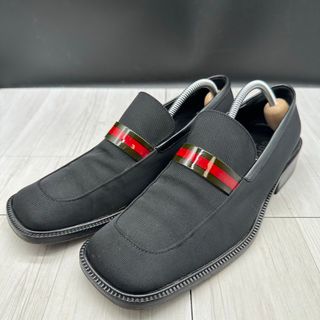 グッチ(Gucci)の【GUCCI】グッチ 24.5ローファー シェリーライン 37.5(ローファー/革靴)