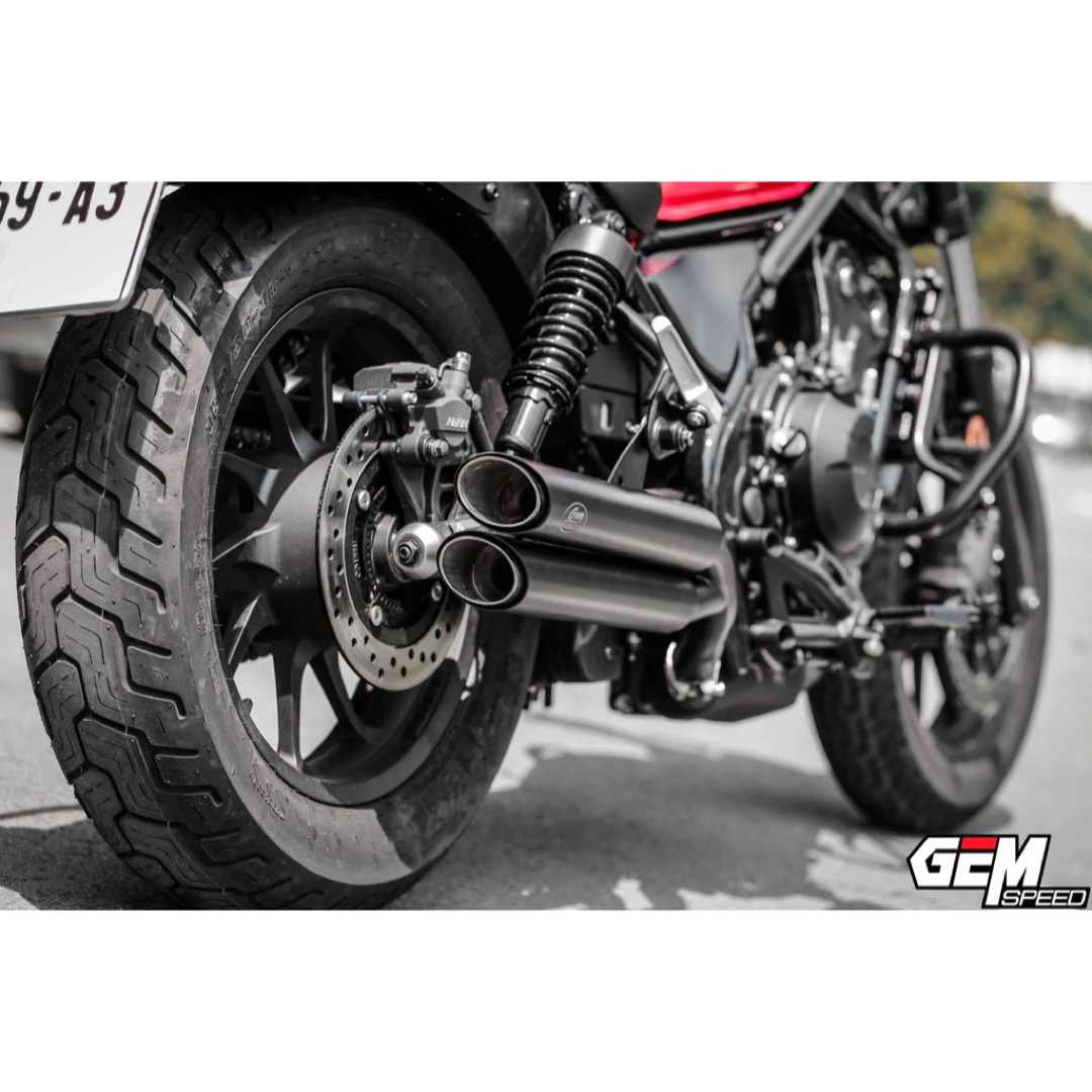 新品 ホンダ レブル250-500用 マフラー gem speed製 V1の通販 by ...