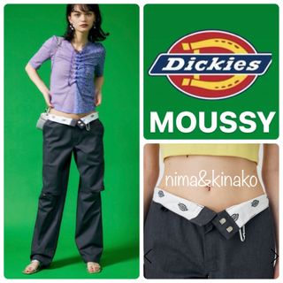 マウジー(moussy)のMOUSSY×DICKIES（R）KNEE SLIT パンツ♡限定グレー(ワークパンツ/カーゴパンツ)