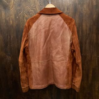 アバハウス ABAHOESE レザージャケット シャツジャケット 茶