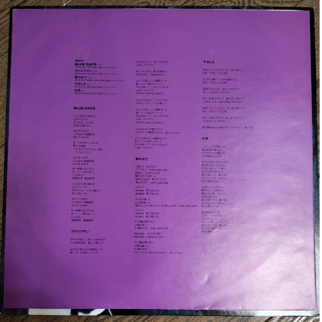 エレファントカシマシ 1st LPレコード | imperialspabrescia.it