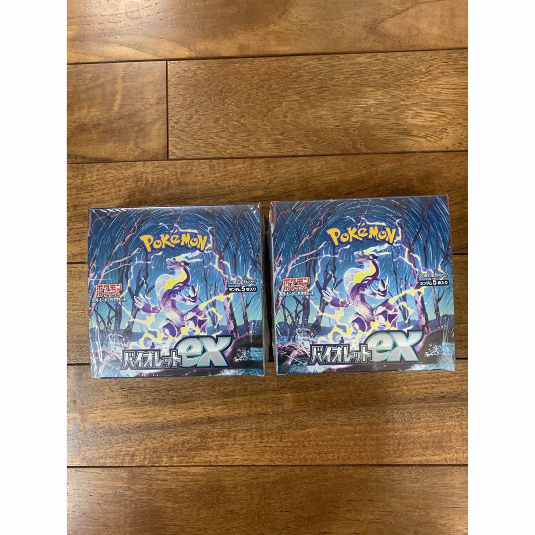 ポケモンカード バイオレットex 2BOX シュリンク付き-