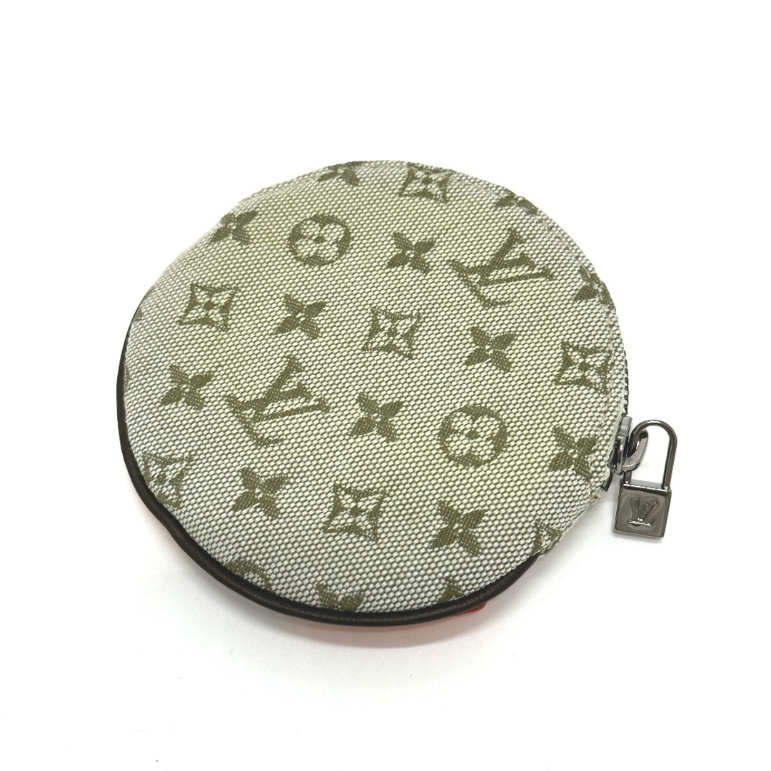 ルイヴィトン LOUIS VUITTON コントドゥフェ・ポルトモネ・ロン M92271 モノグラムミニ 財布 コインケース モノグラムミニキャンバス  カーキ