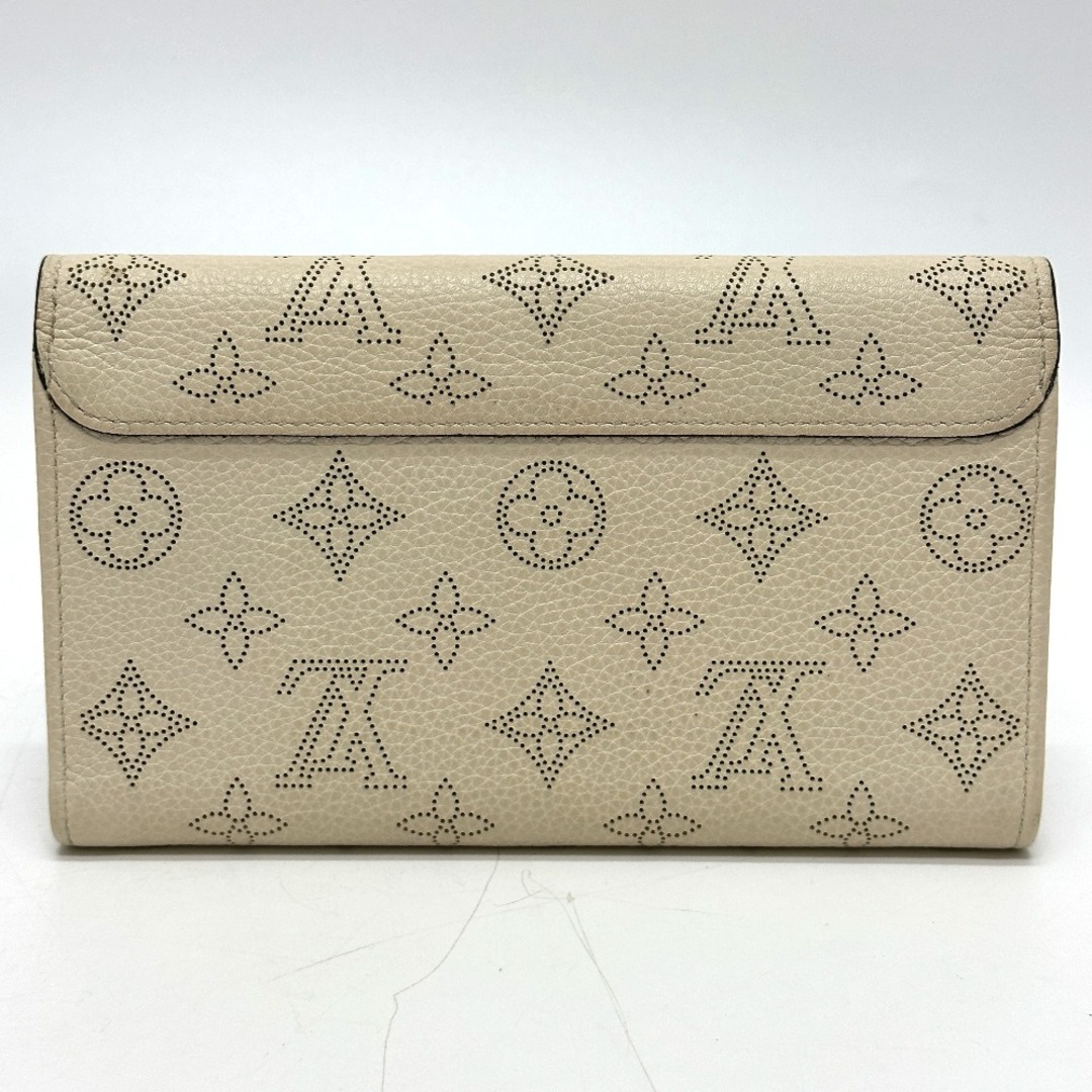 LOUIS VUITTON(ルイヴィトン)のルイヴィトン LOUIS VUITTON ポルトフォイユイリス M60177 モノグラムマヒナ 長財布 モノグラムマヒナ イヴォワール ベージュ系 レディースのファッション小物(財布)の商品写真