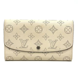 ルイヴィトン(LOUIS VUITTON)のルイヴィトン LOUIS VUITTON ポルトフォイユイリス M60177 モノグラムマヒナ 長財布 モノグラムマヒナ イヴォワール ベージュ系(財布)