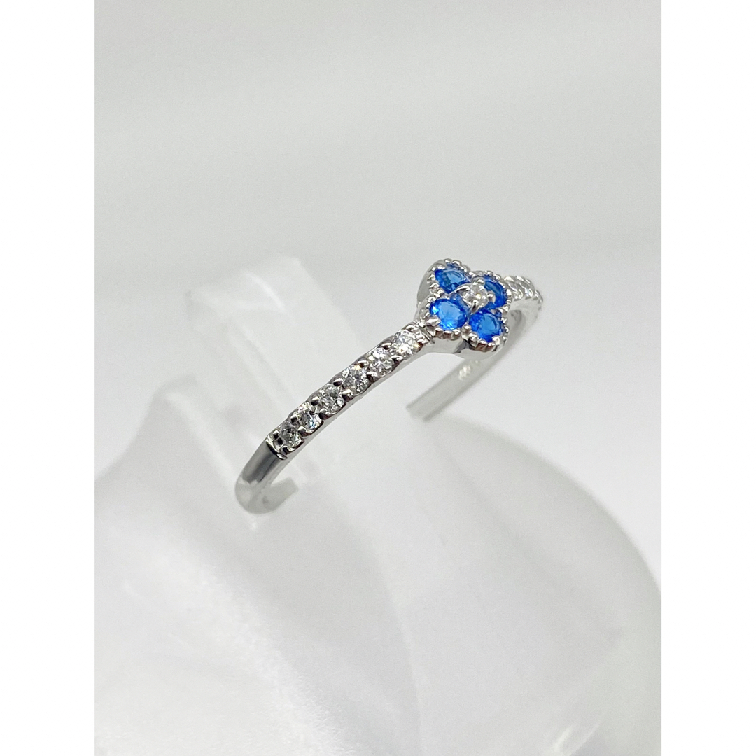 【新品】アウイナイト 計0.07ct / ダイヤ0.12ct Pt900 リング