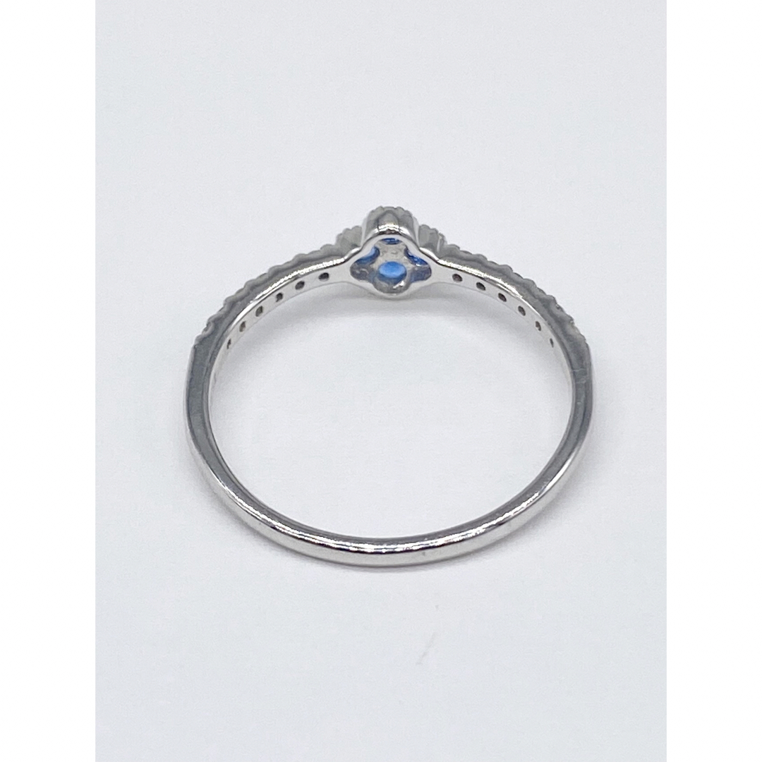 【新品】アウイナイト 計0.07ct / ダイヤ0.12ct Pt900 リング レディースのアクセサリー(リング(指輪))の商品写真