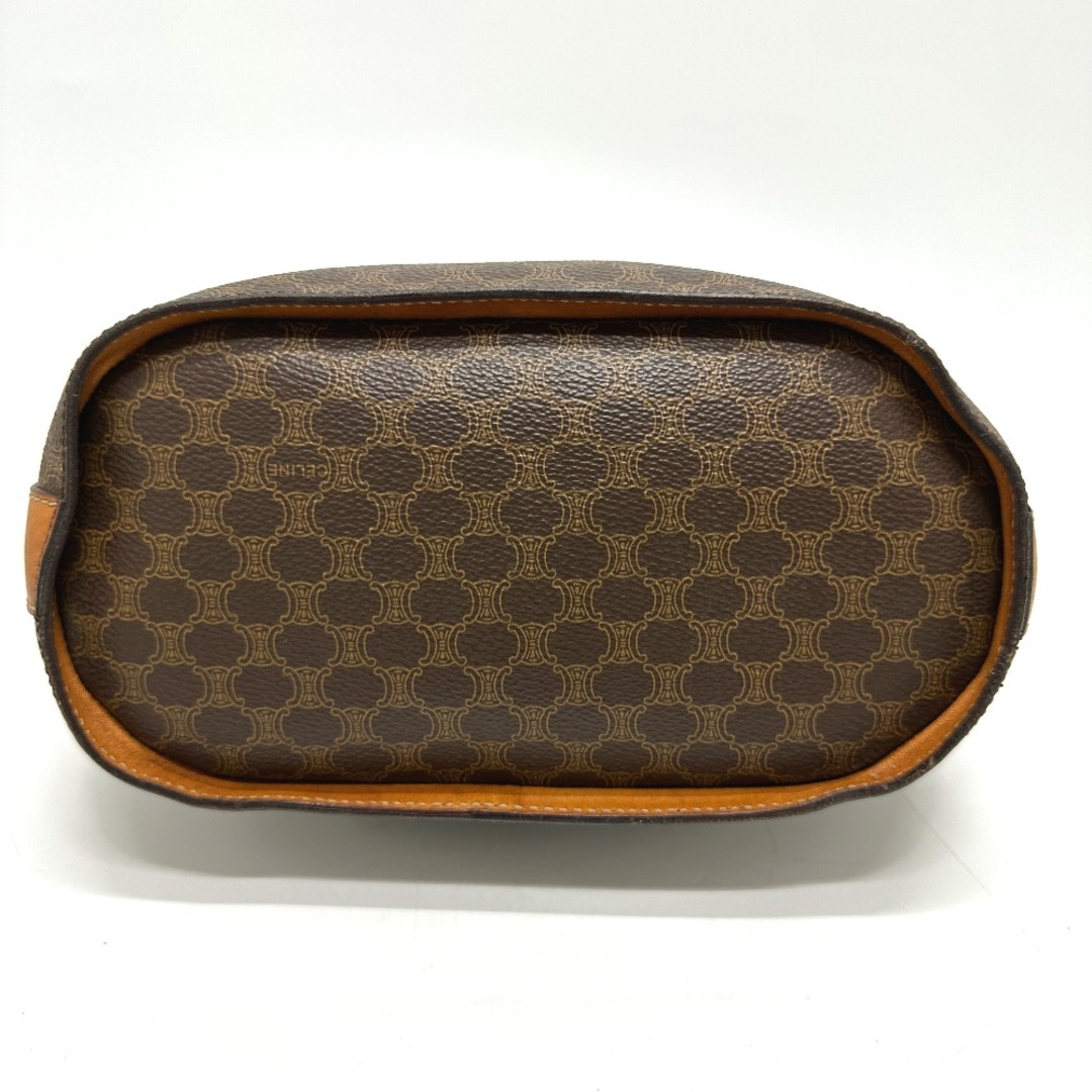 セリーヌ CELINE チェーン マカダム カバン ショルダーバッグ PVC/レザー ブラウン
