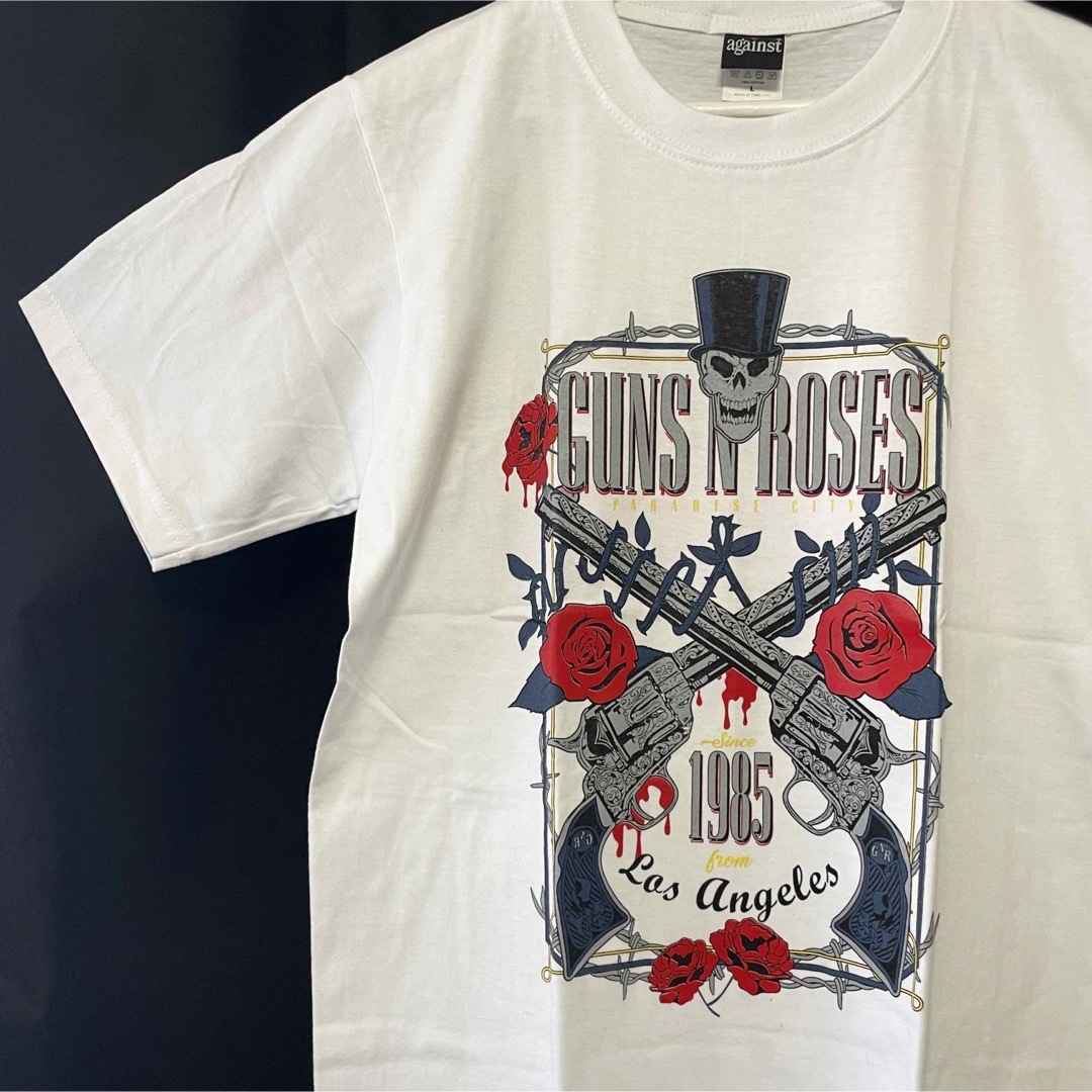 AGAINST(アゲインスト)の★新品★ GUNS N' ROSES ガンズアンドローゼズ Tシャツ メンズ L メンズのトップス(Tシャツ/カットソー(半袖/袖なし))の商品写真