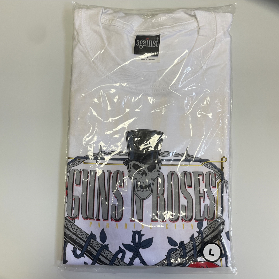 AGAINST(アゲインスト)の★新品★ GUNS N' ROSES ガンズアンドローゼズ Tシャツ メンズ L メンズのトップス(Tシャツ/カットソー(半袖/袖なし))の商品写真