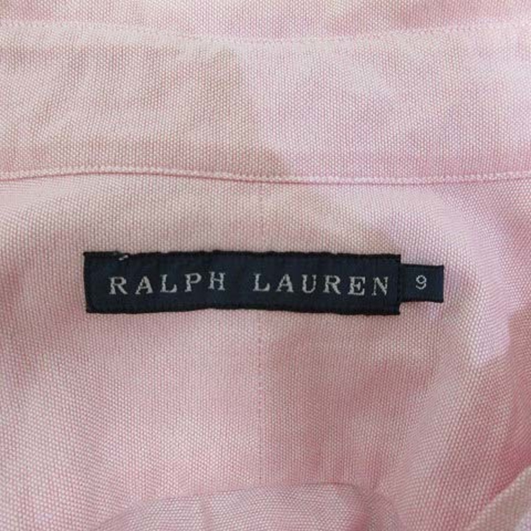 ラルフローレン RALPH LAUREN 七分袖 ボタンダウンシャツ 9 ピンク