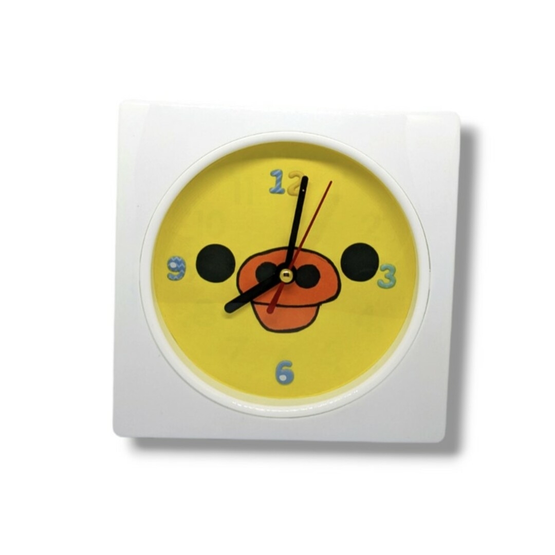 ハンドメイド✨キイロイトリ壁掛け時計 インテリア/住まい/日用品のインテリア小物(置時計)の商品写真