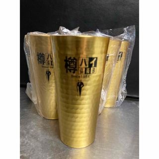 アサヒビール　樽ハイ倶楽部　金のタンブラー　非売品 新品未使用6個セット(アルコールグッズ)