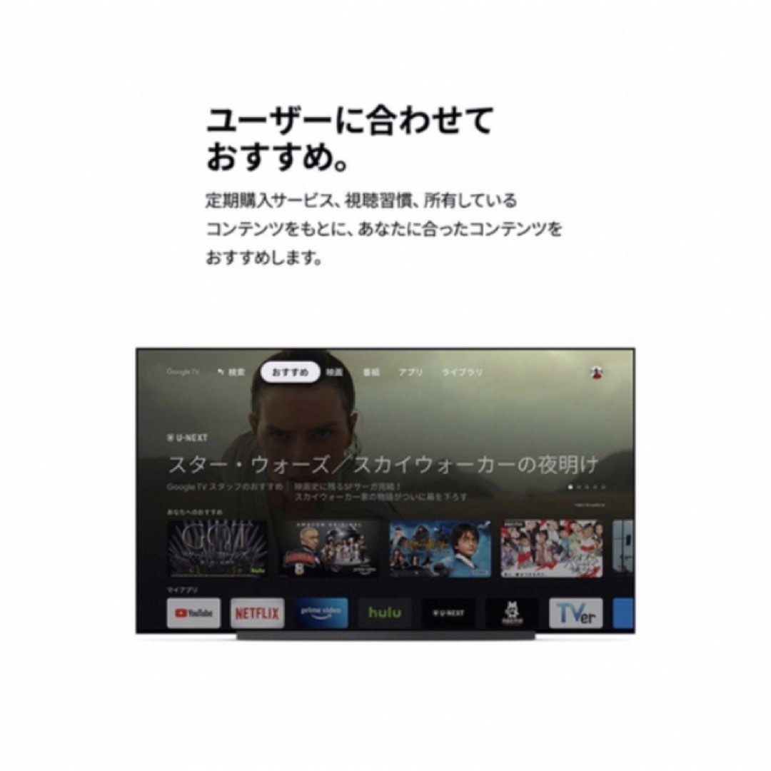 Google クロームキャストwith Google TV 4K 7