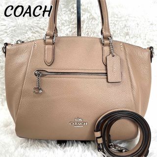 美品✨COACH ハンドバッグ 2way エリスサッチェル 79316 ベージュ