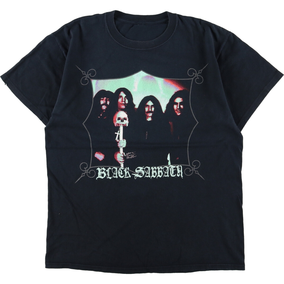 メンズXL表記サイズUNKNOWN BLACK SABBATH ブラックサバス 両面プリント バンドTシャツ バンT メンズXL /eaa359914