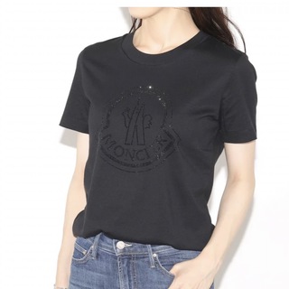 モンクレール(MONCLER)のMONCLER☆銀座店購入 確実正規品！ラインストーンTシャツ (Tシャツ(半袖/袖なし))