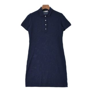 ラコステ(LACOSTE)のLACOSTE ラコステ ワンピース 36(XS位) 紺 【古着】【中古】(ひざ丈ワンピース)