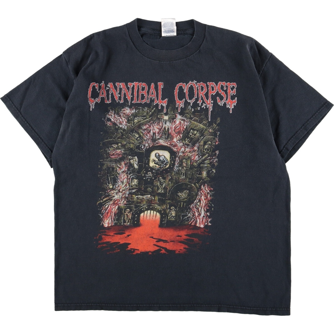 デルタ DELTA CANNIBAL CORPSE カンニバルコープス 両面プリント バンドTシャツ バンT メンズL /eaa358699