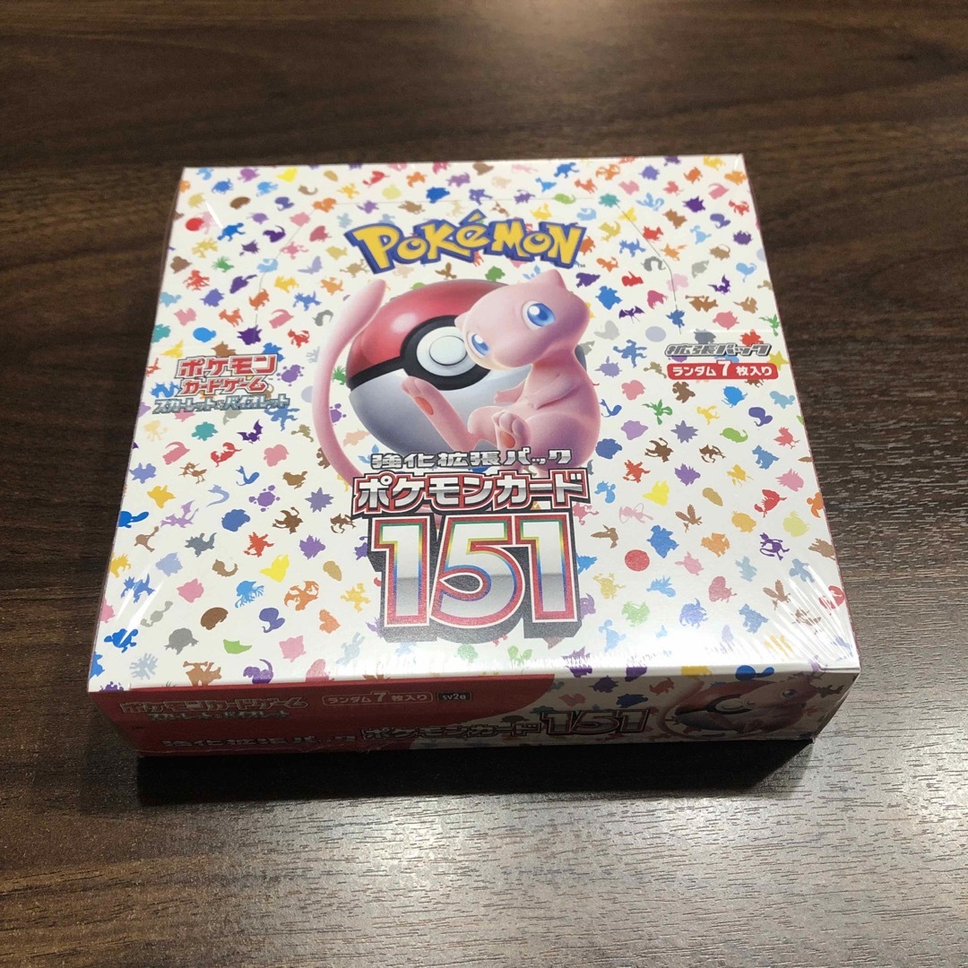 【ポケセン産】ポケモンカード151 シュリンク付き 1box