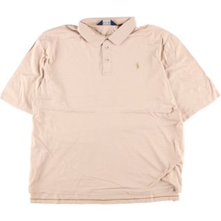 ラルフローレン(Ralph Lauren)の古着 ラルフローレン Ralph Lauren POLO GOLF ポロゴルフ 半袖 ボーダー ポロシャツ メンズXL /eaa359082(ポロシャツ)