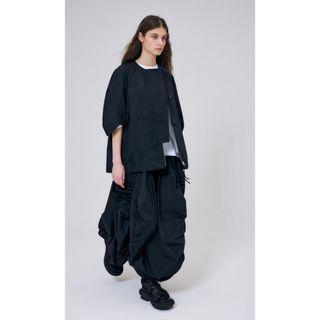 エンフォルドの出品一覧はこちら㊳ 即完売品 新品 ENFOLD O ELASTIC SKIRT D/GRY