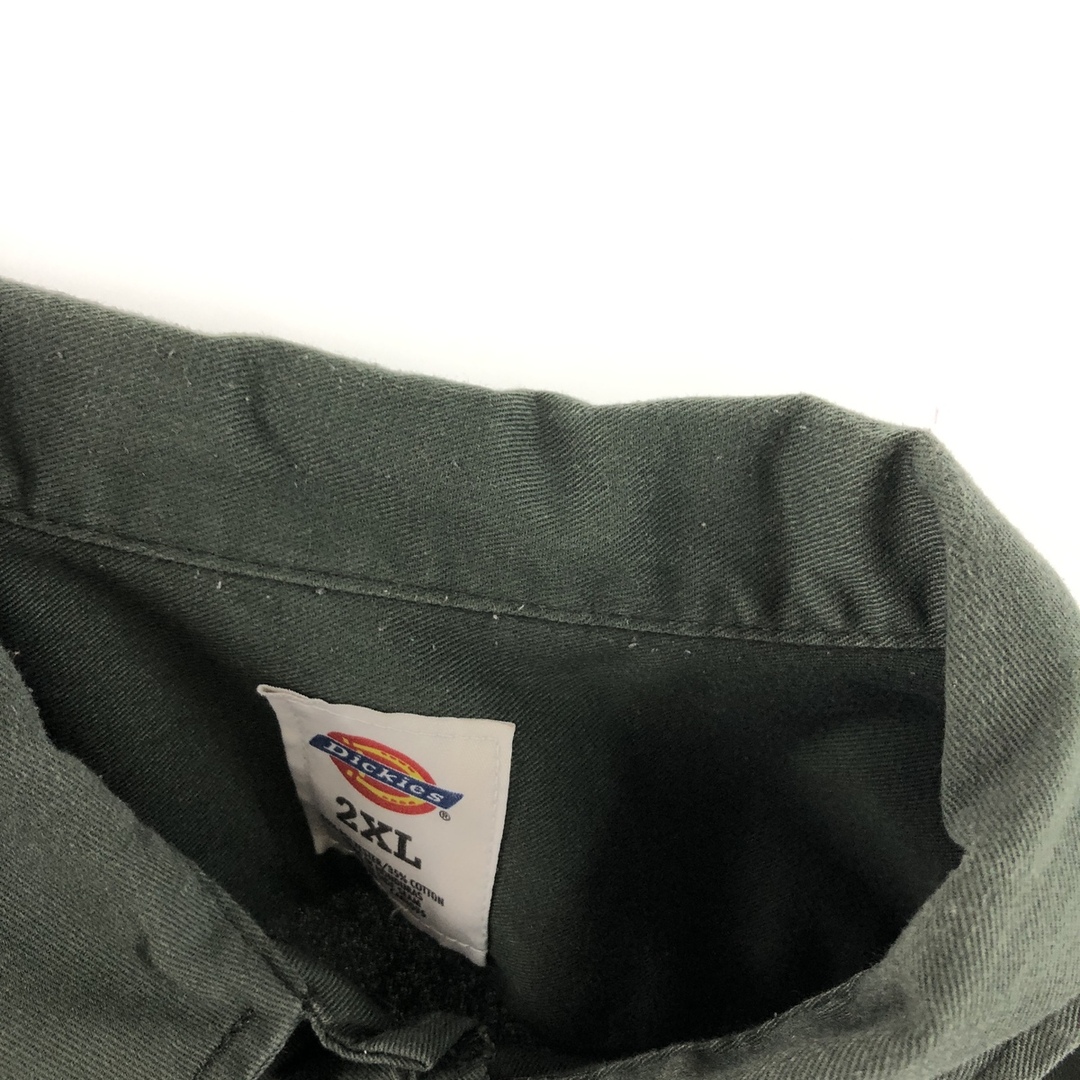 Dickies(ディッキーズ)の古着 ディッキーズ Dickies 半袖 ワークシャツ メンズXXL /eaa358848 メンズのトップス(シャツ)の商品写真