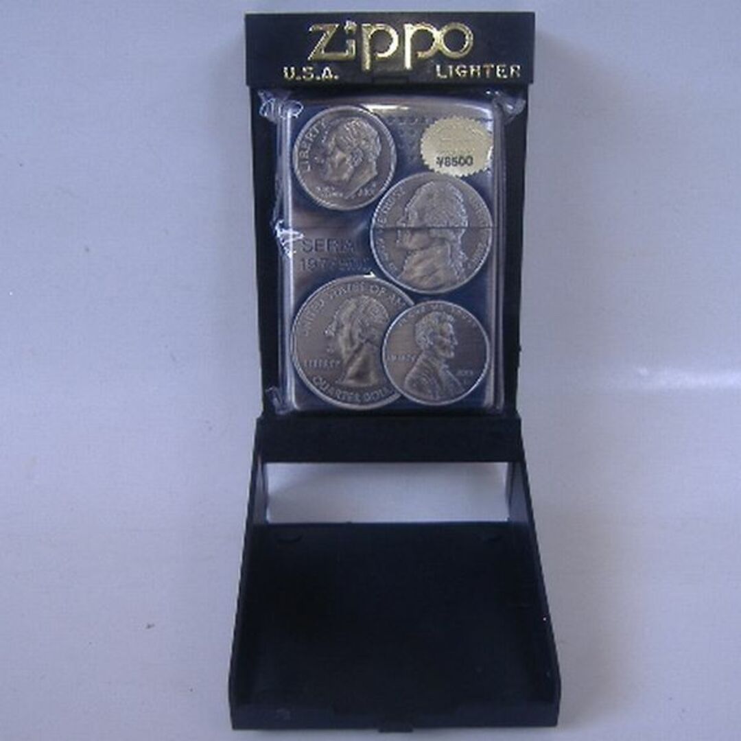 【未使用】Zippo（ジッポー）USA フォーコイン US2000COIN・ASファッション小物